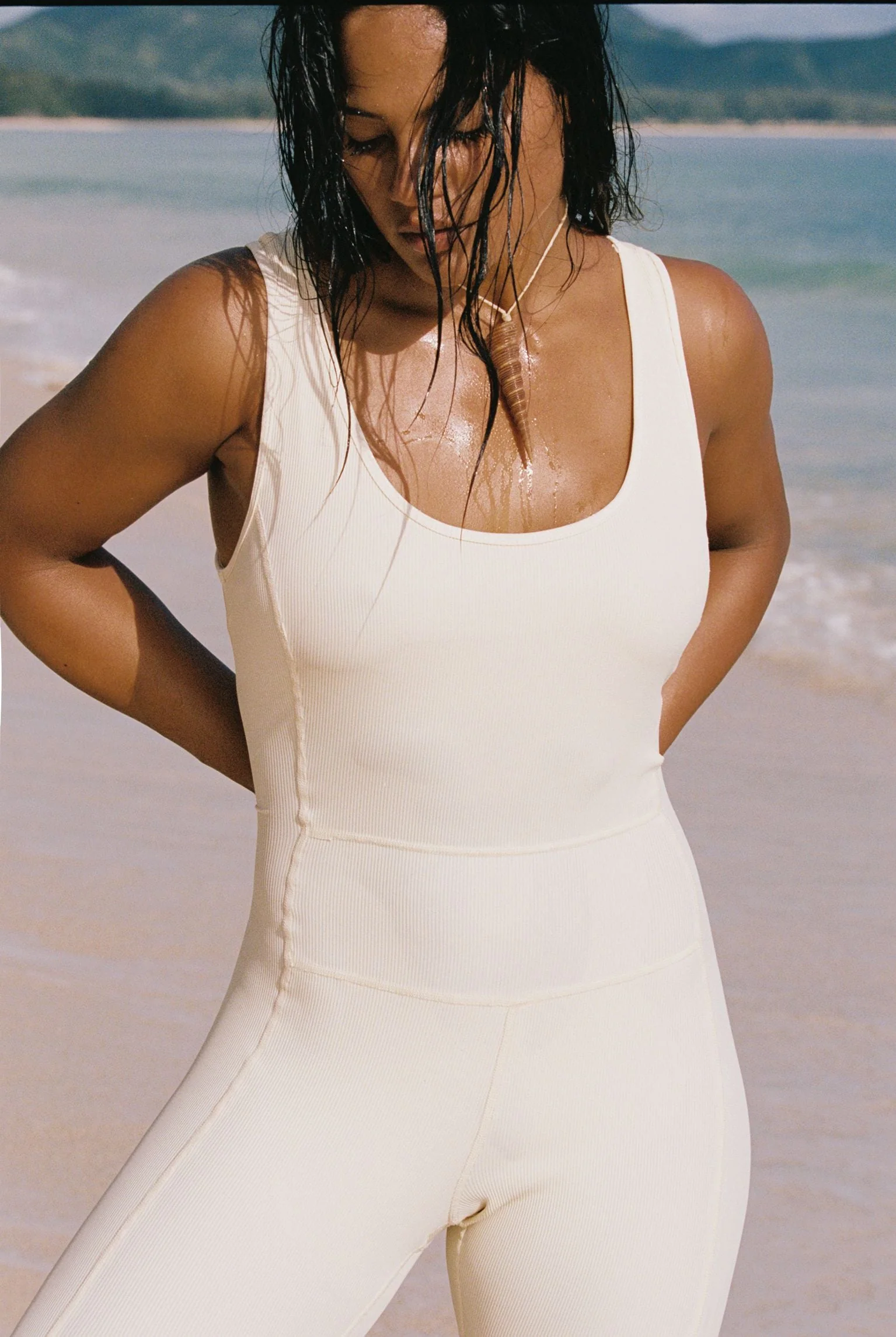 Kai - Dune rib | Activewear Bodysuit - Image 9