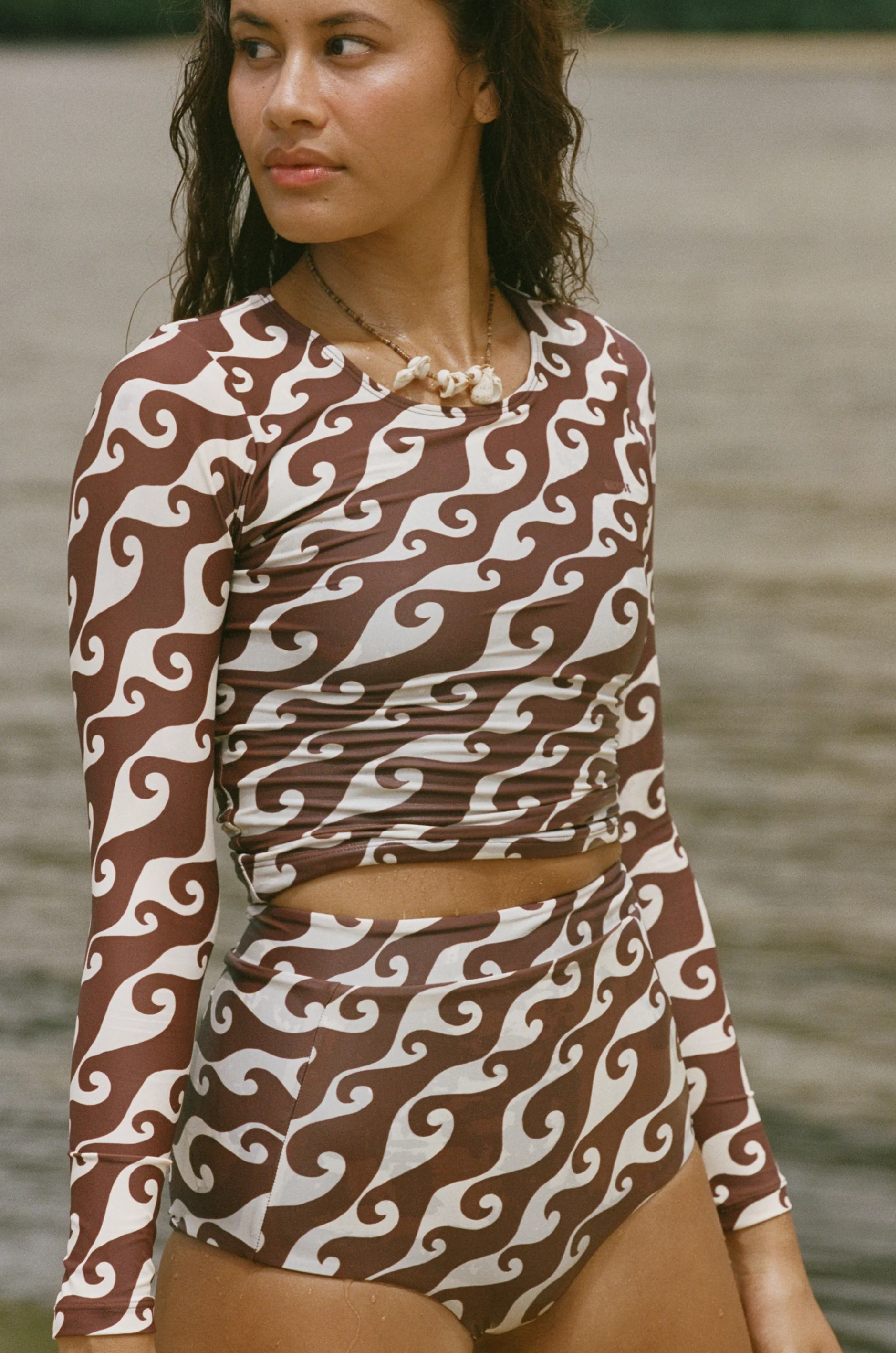 Poppler Rash Guard Top - Wave - Image 2